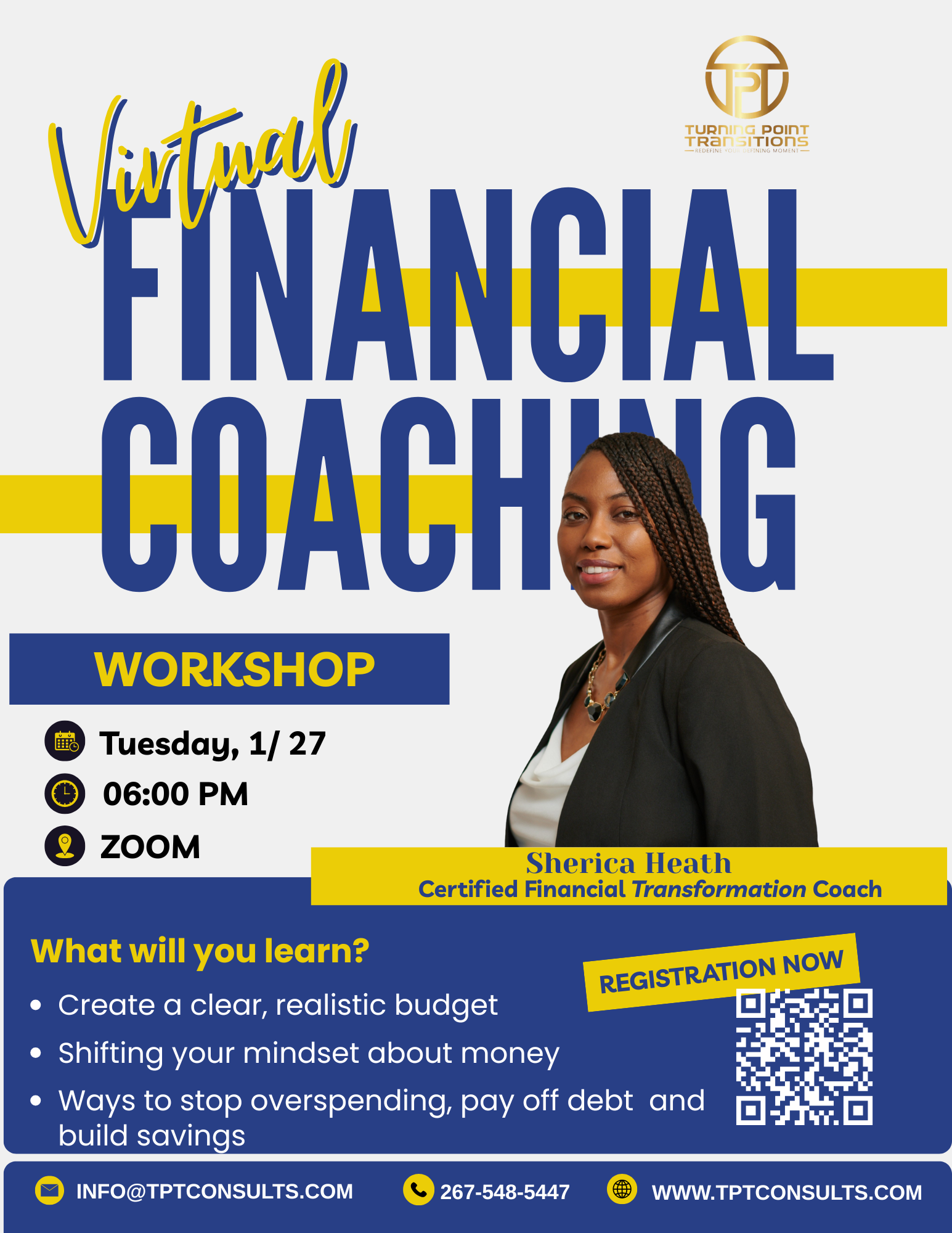 Virtual Financial Coaching Workshop (1/27/26)