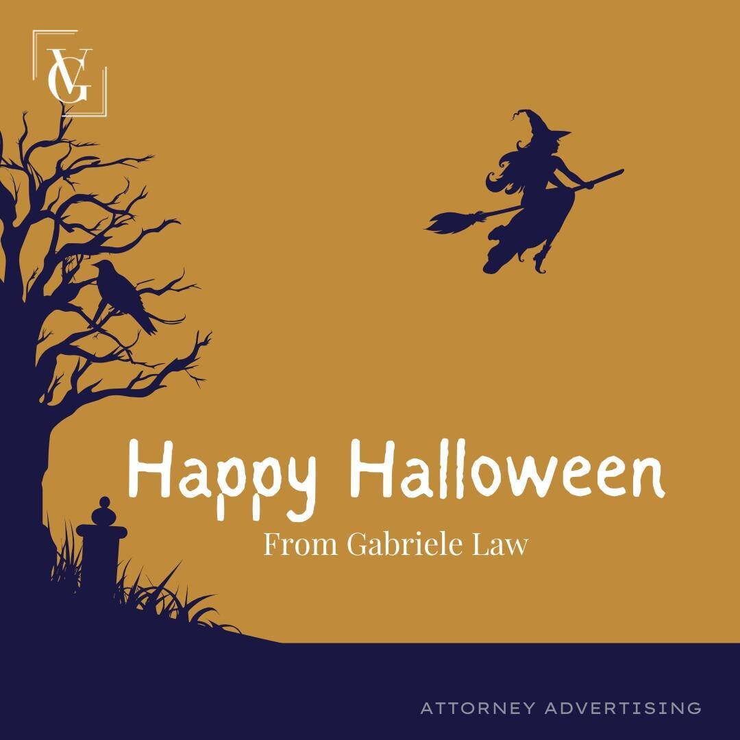 Happy Halloween from Gabriele Law! While today is all about fun, we understand that divorce and family matters can be spooky at times. We're here to provide the legal guidance and support you need to navigate these challenges and move forward toward 