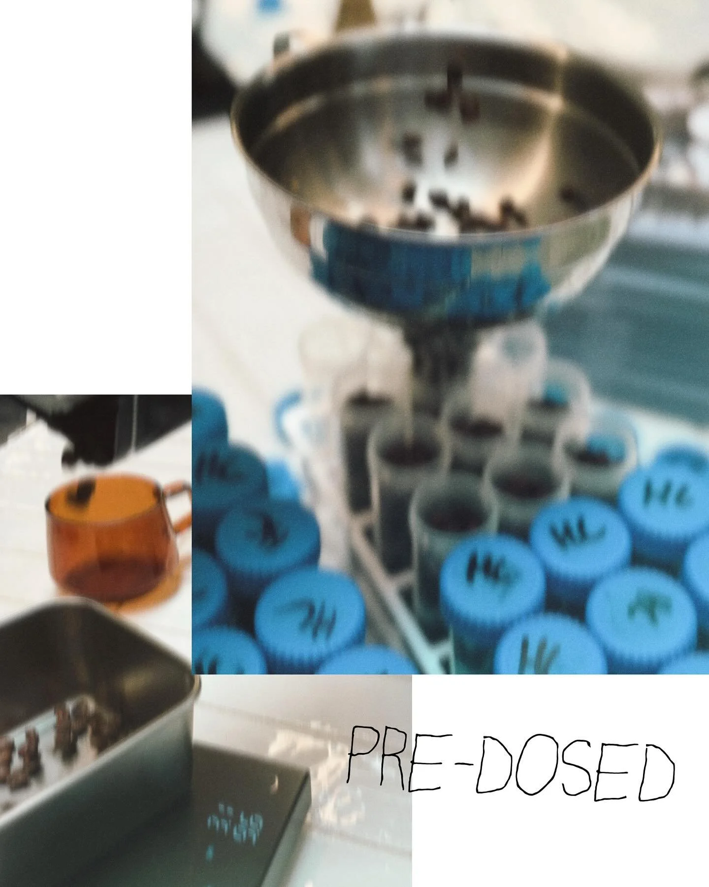 We&rsquo;ve been churning through our frozen doses of Half Caff by @squaremilecoffee and Life After Death Decaf from @darkartscoffee so we are re-upping on vials of both in the bean freezer. 
We grind these doses to order on the EK43 so you get the f