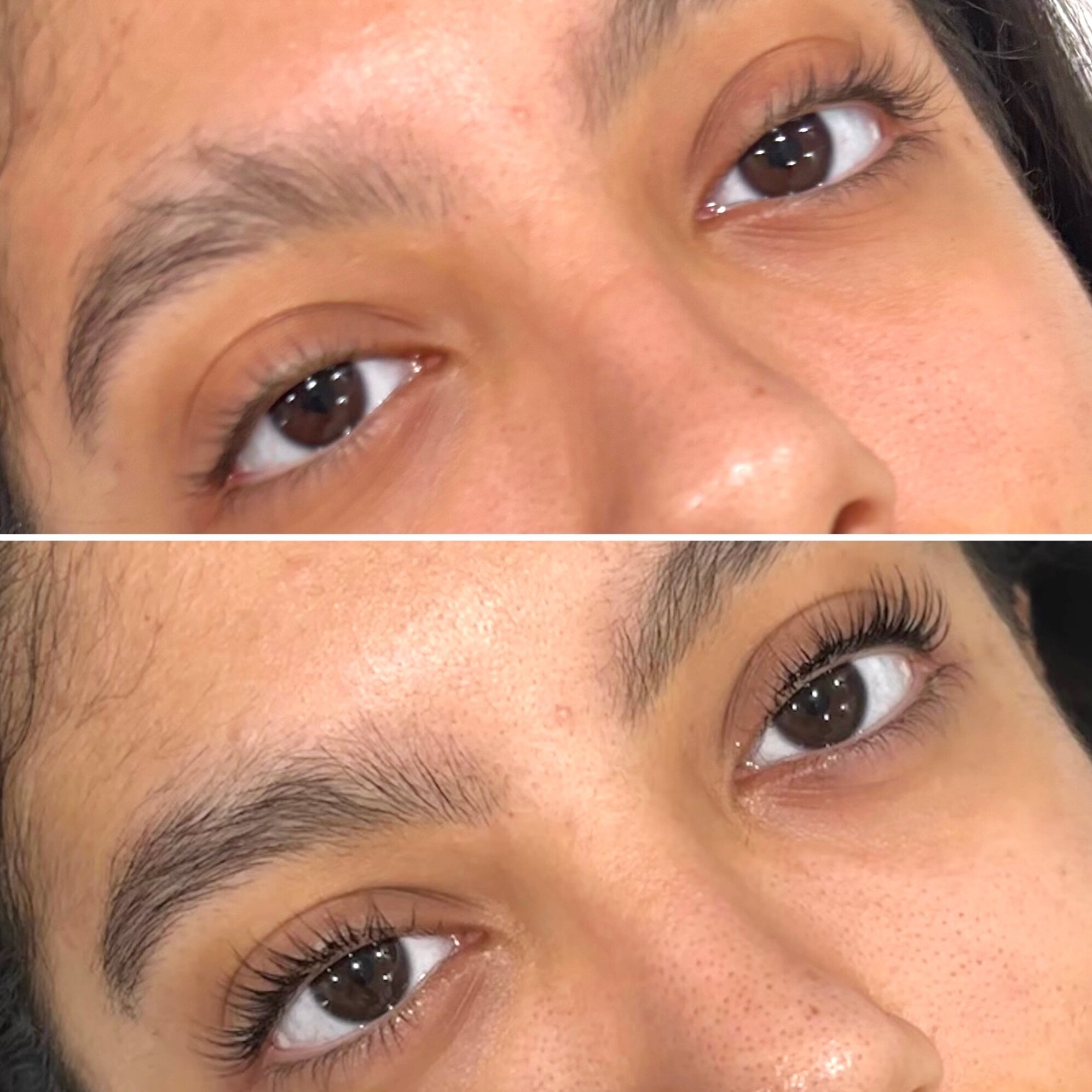 Happy Friday featuring this beautiful lash lift + tint by Erin 😍