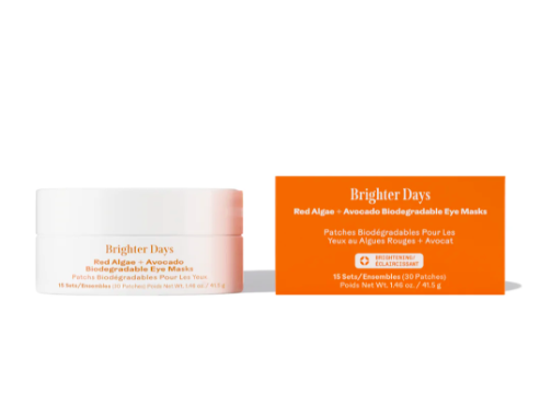 Brighter Days Red Algae + Avocado Biodegradable Eye Mask
