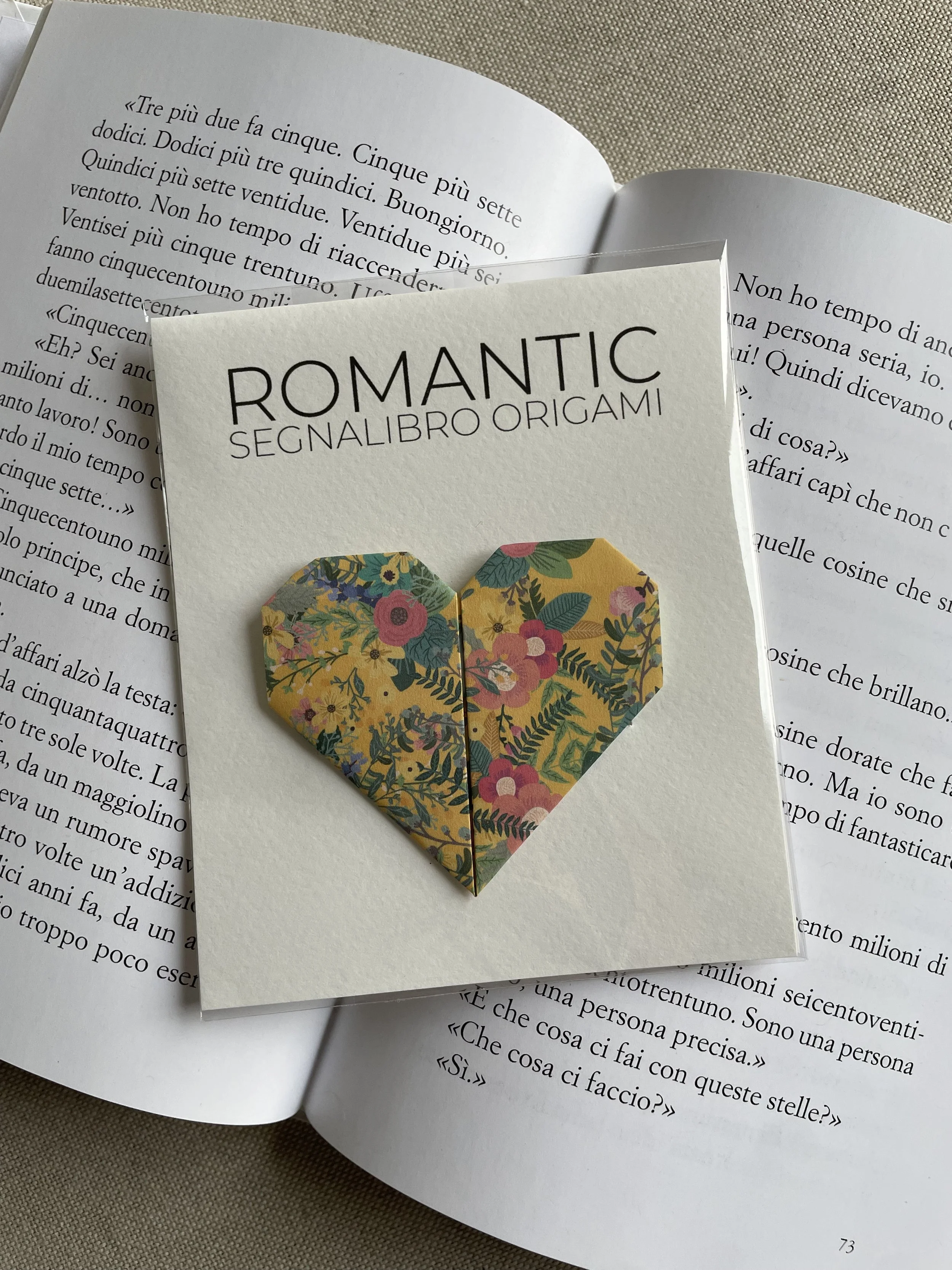 ORIGAMI CUORE giallo 2