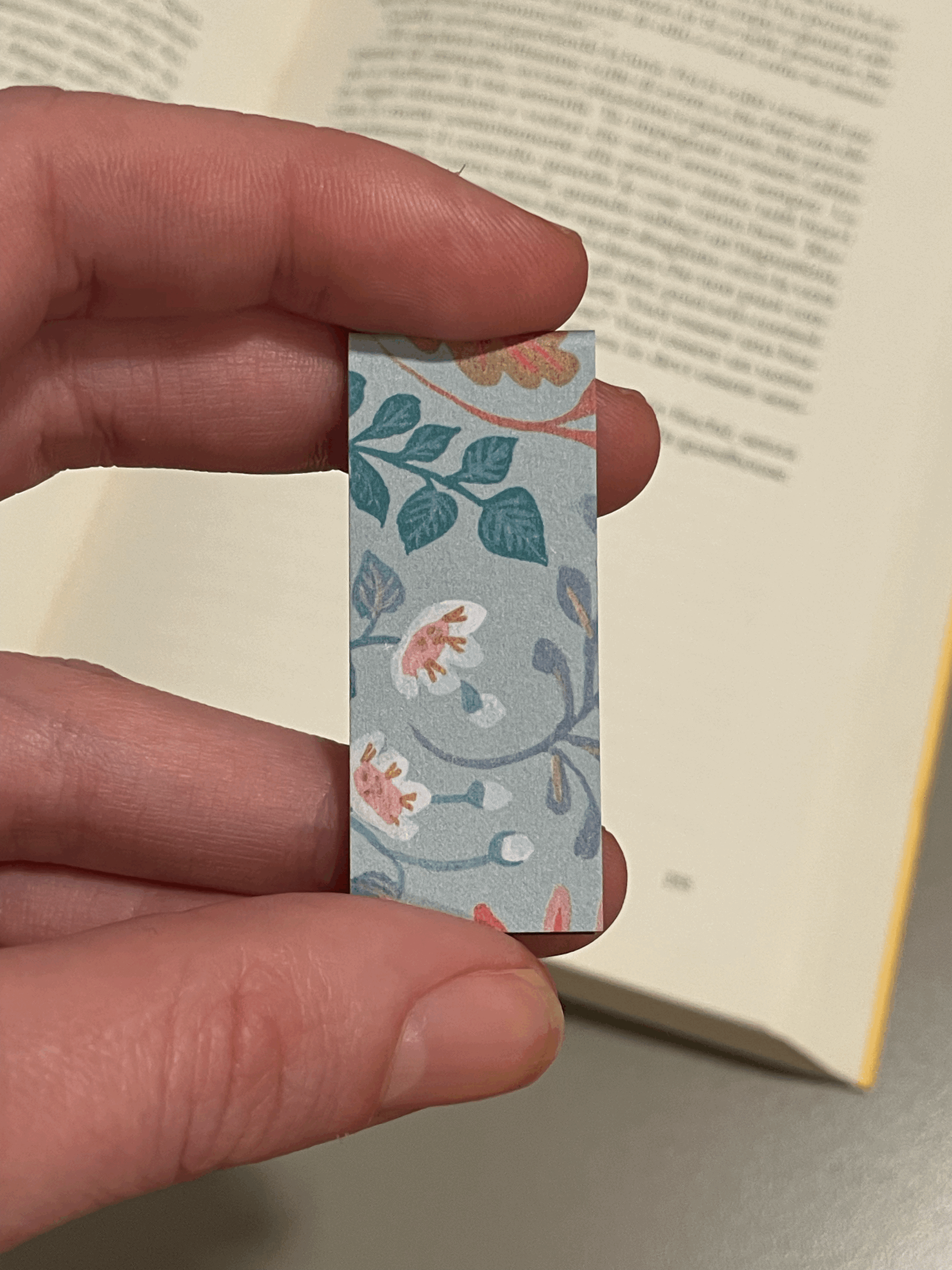 SEGNINO PICCOLO fiori azzurri