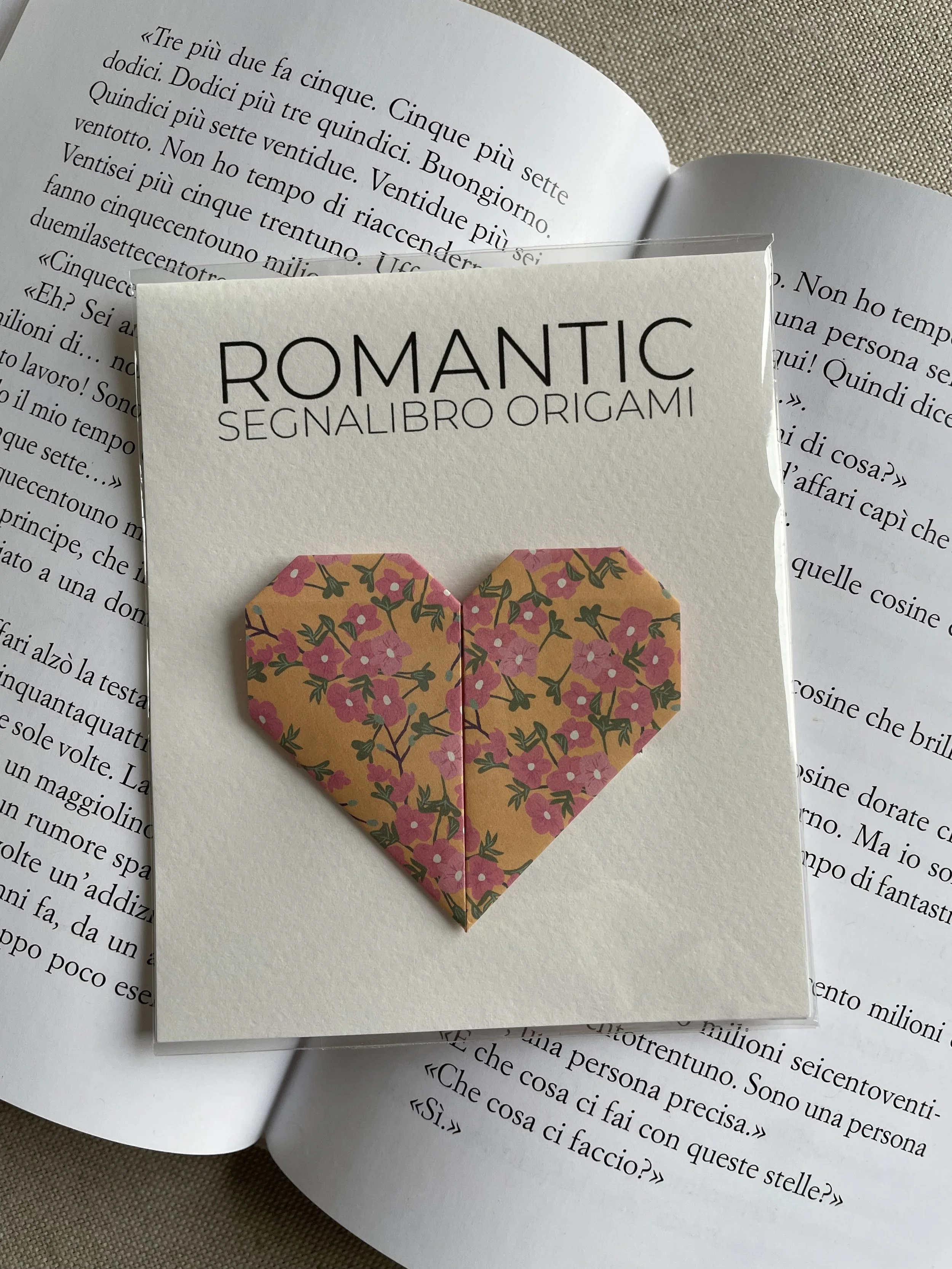 ORIGAMI CUORE giallo