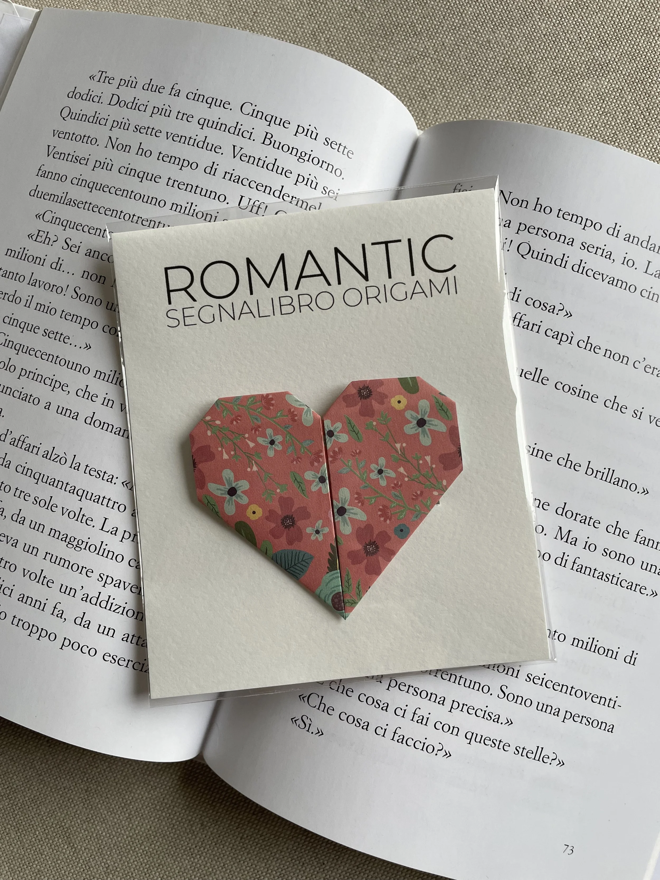 ORIGAMI CUORE rosa scuro