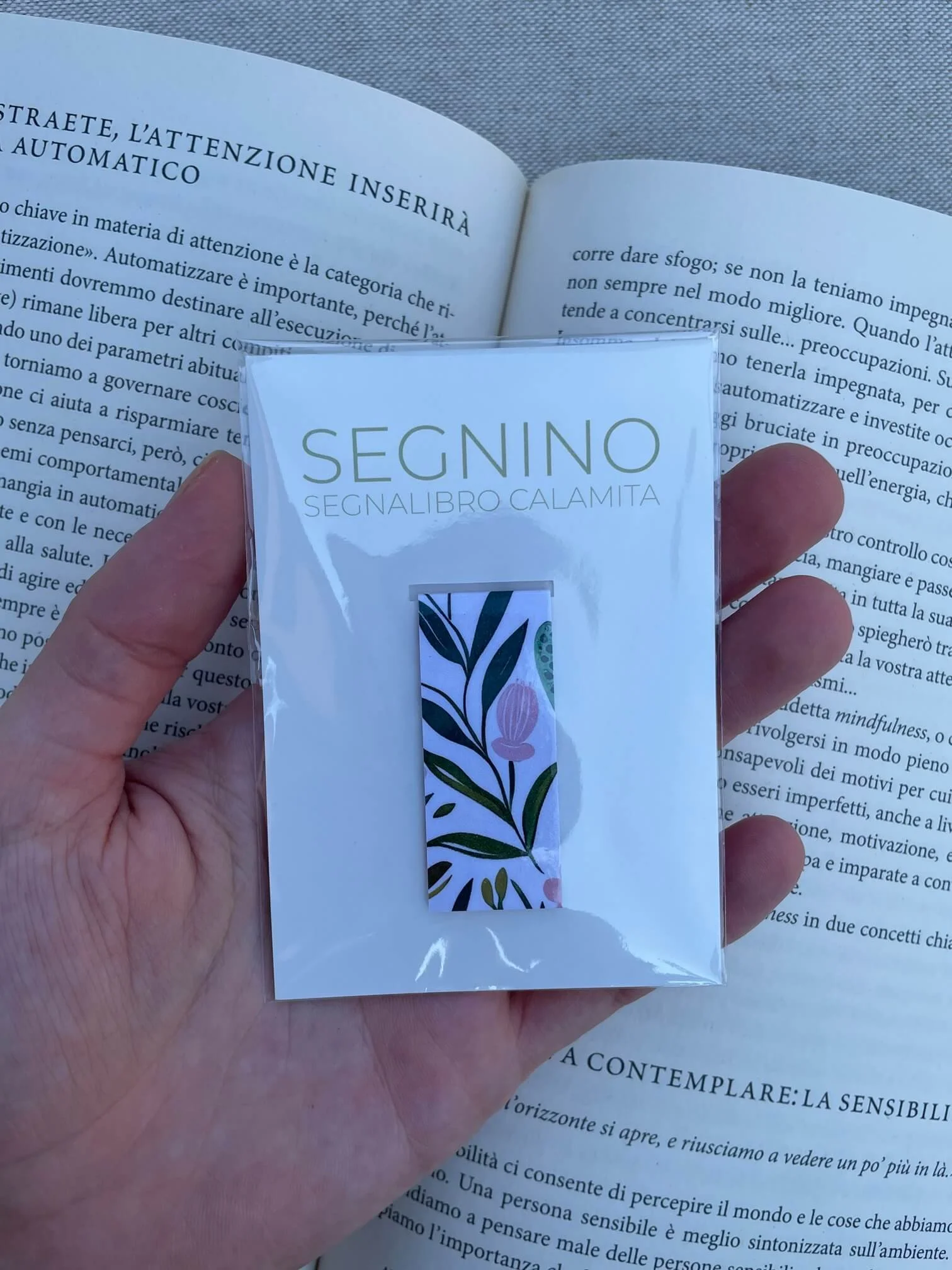 SEGNINO PICCOLO foglioline plastificato