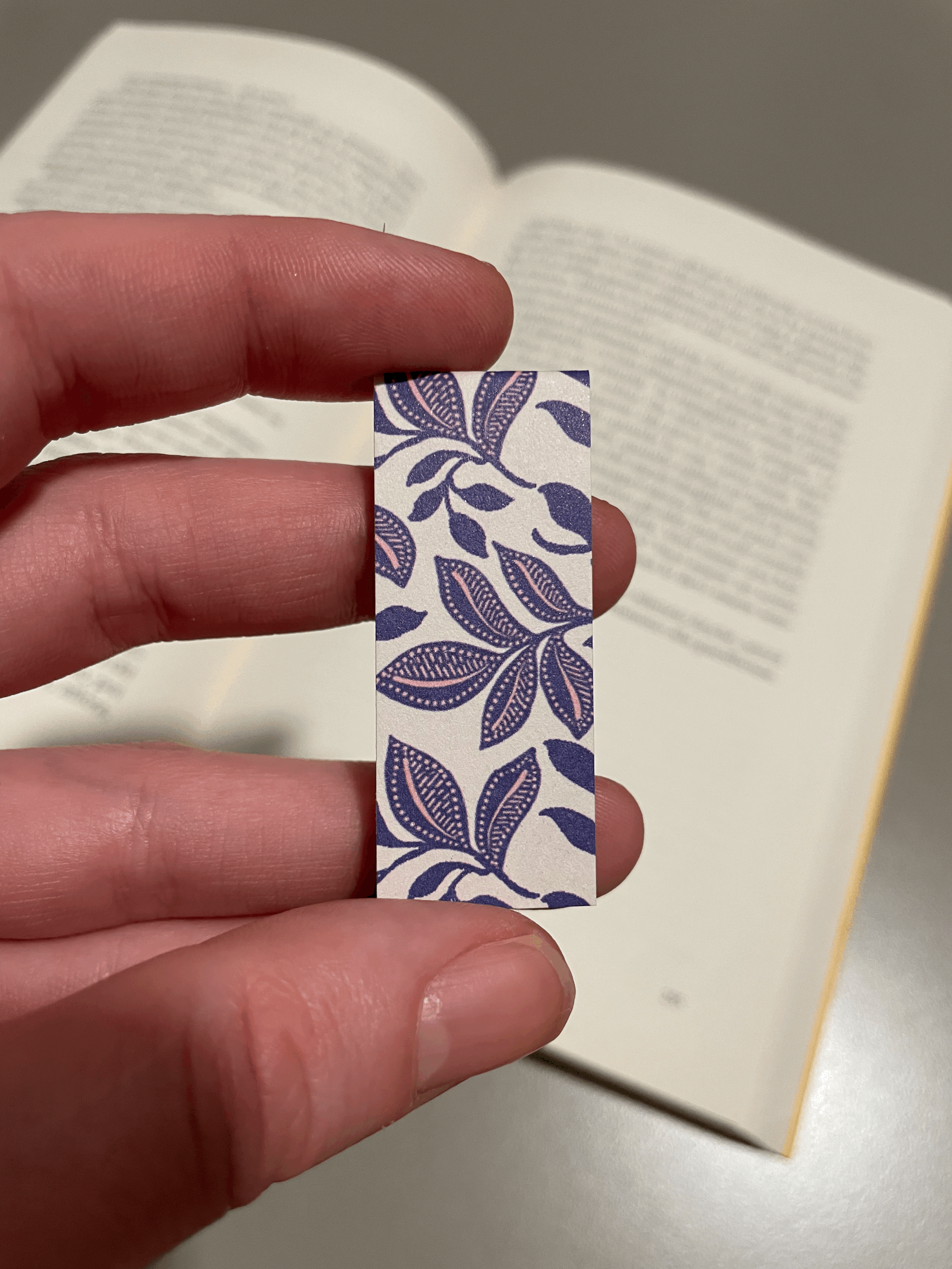 SEGNINO PICCOLO fiori blu 5