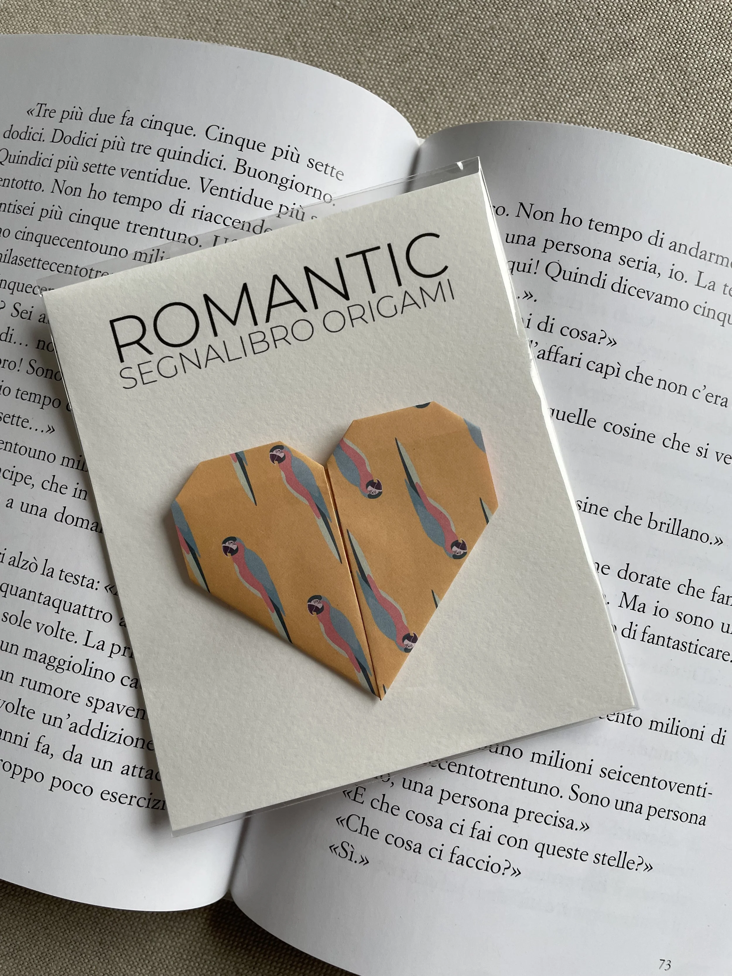 ORIGAMI CUORE pappagalli
