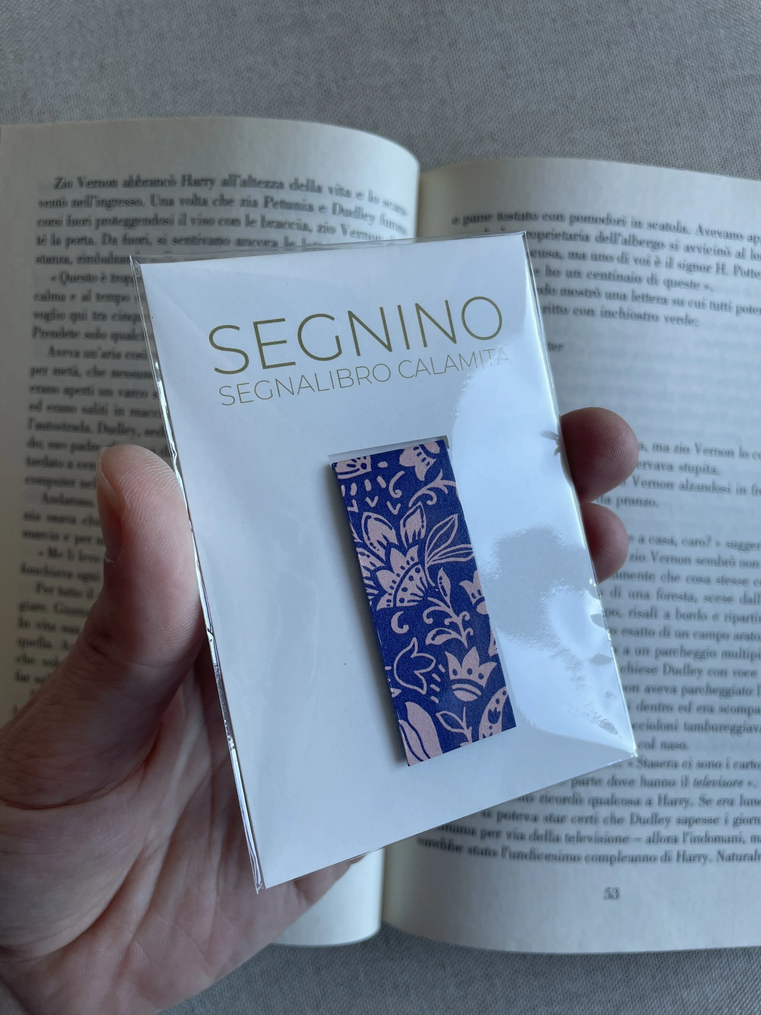 SEGNINO PICCOLO blu e rosa