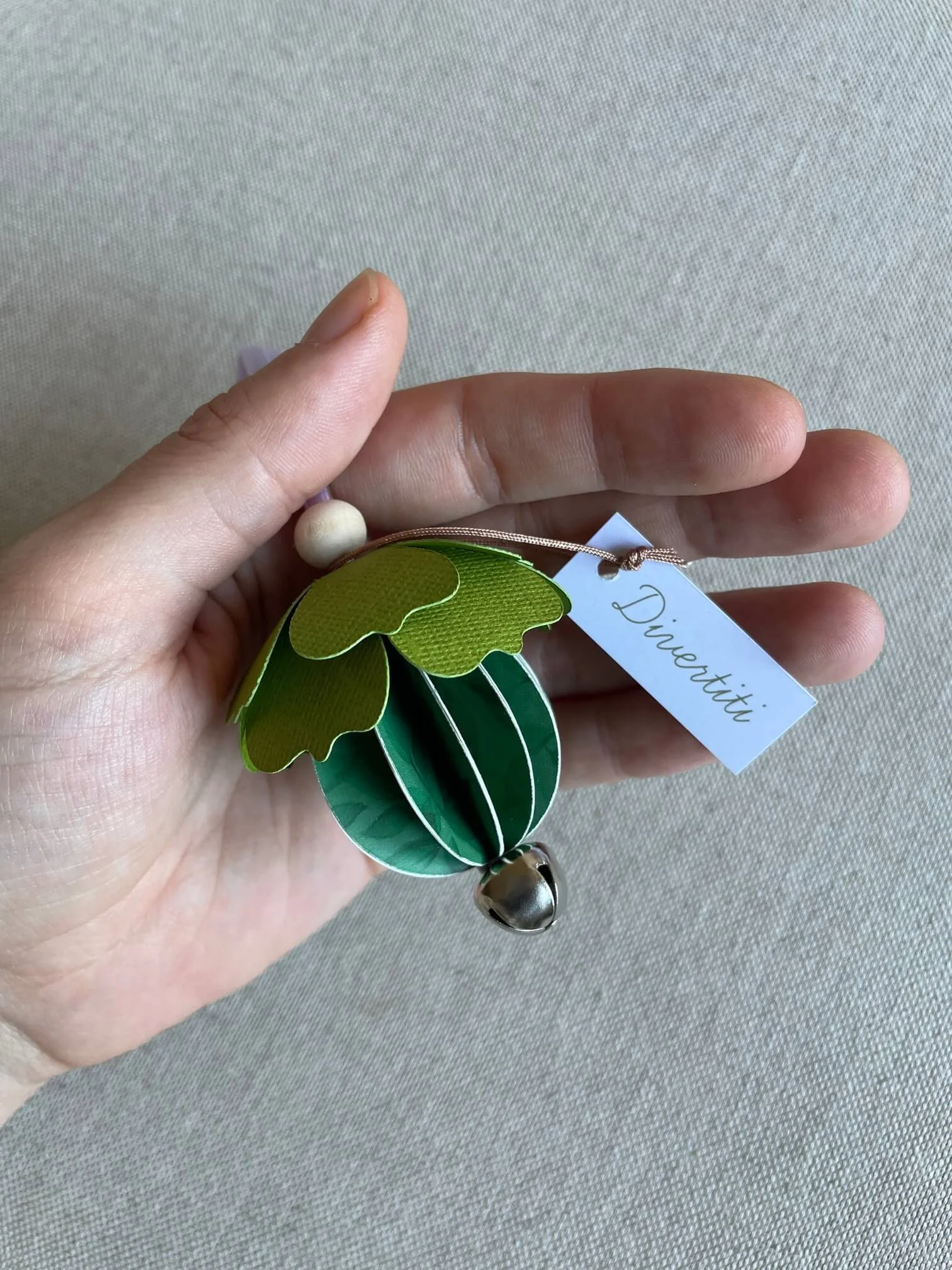 campanella S "DIVERTITI" verde