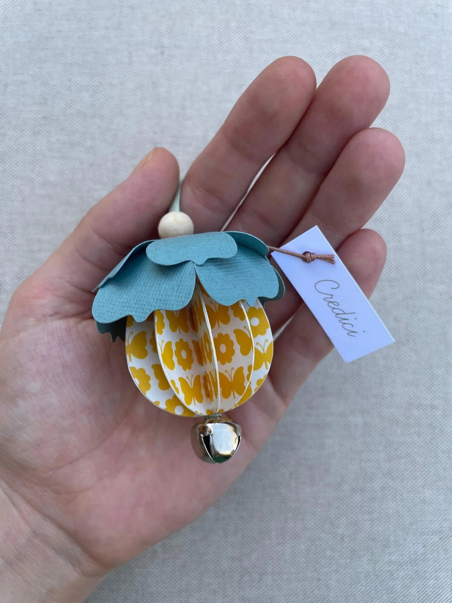 campanella M "CREDICI" farfalle