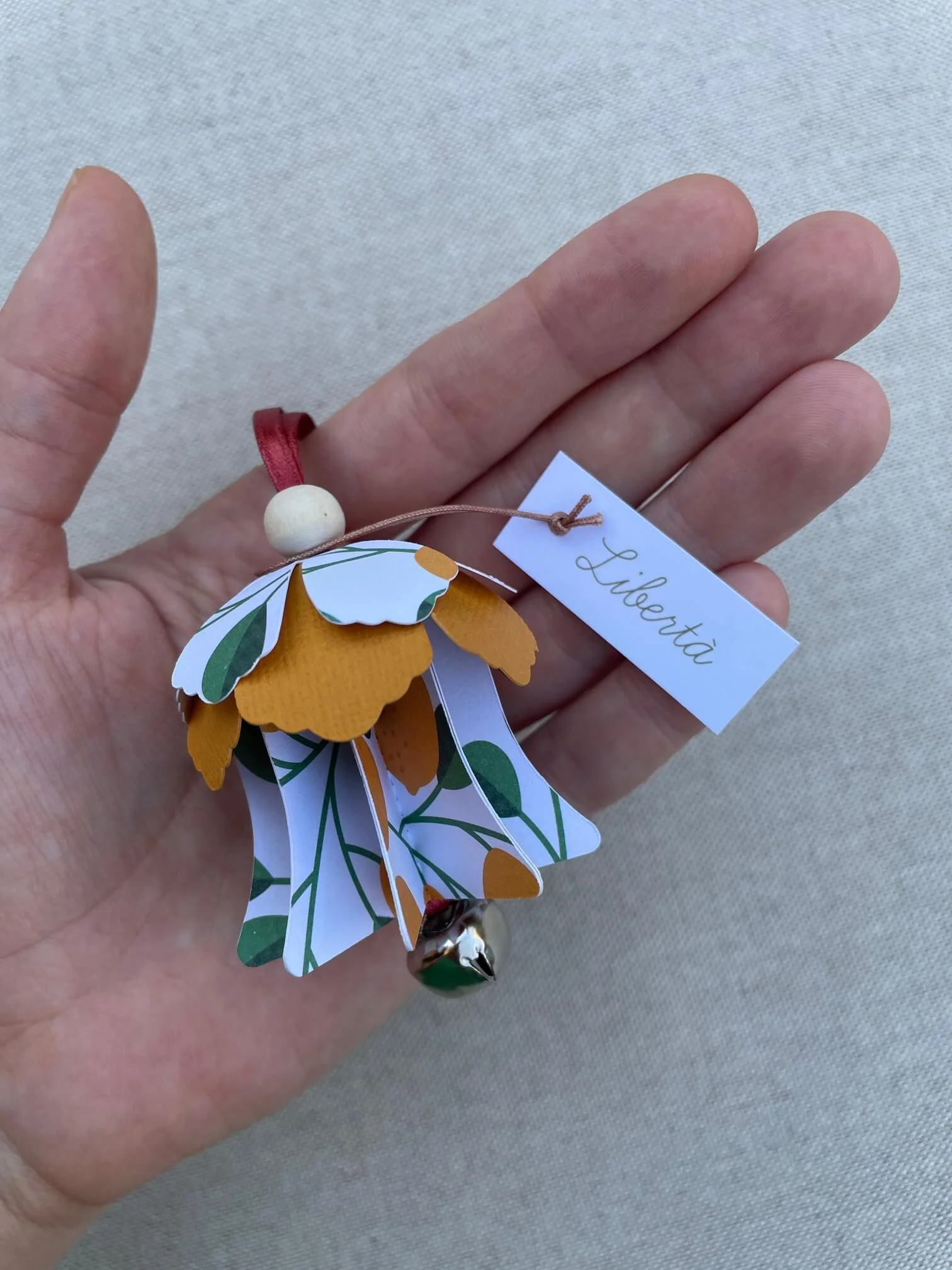 campanella M "LIBERTÀ" orange