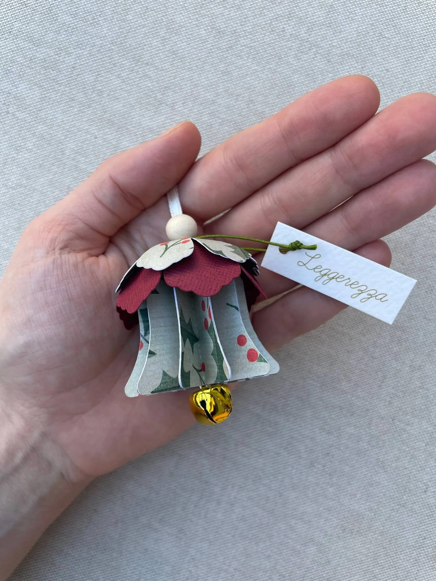 campanella M "LEGGEREZZA" agrifoglio