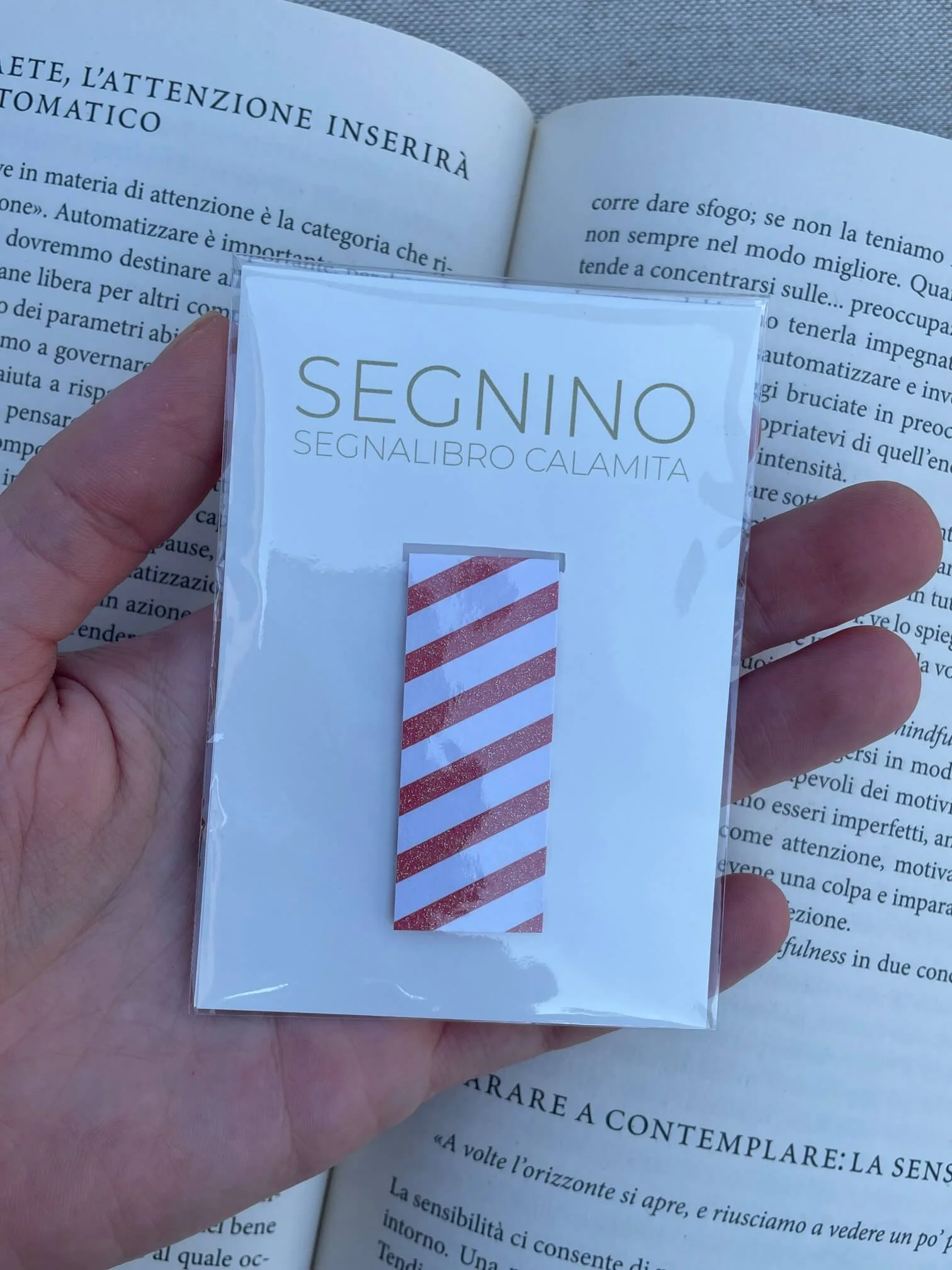 SEGNINO PICCOLO righe glitter
