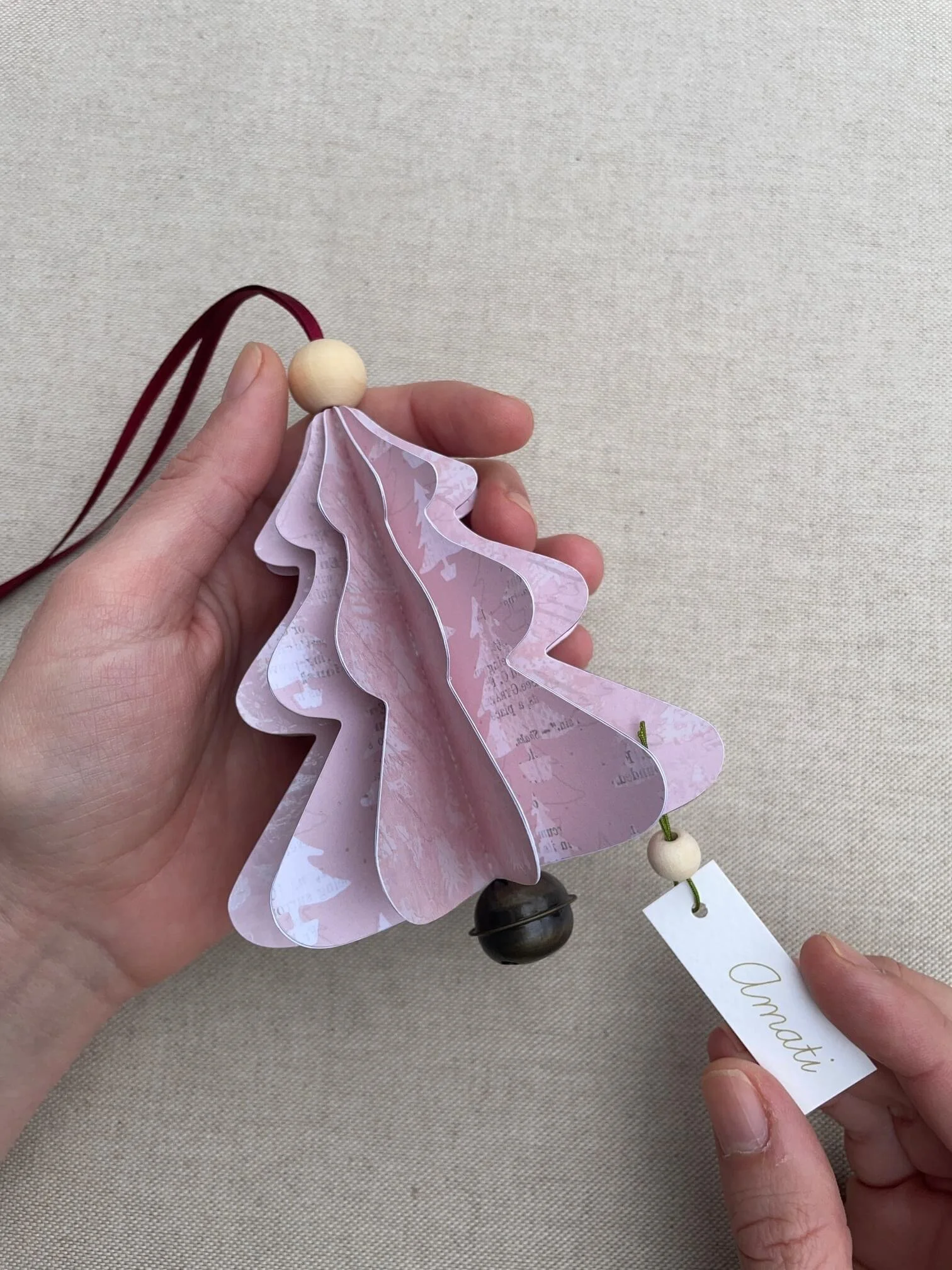 GIGAMPANELLA alberello  "AMATI" natale rosa