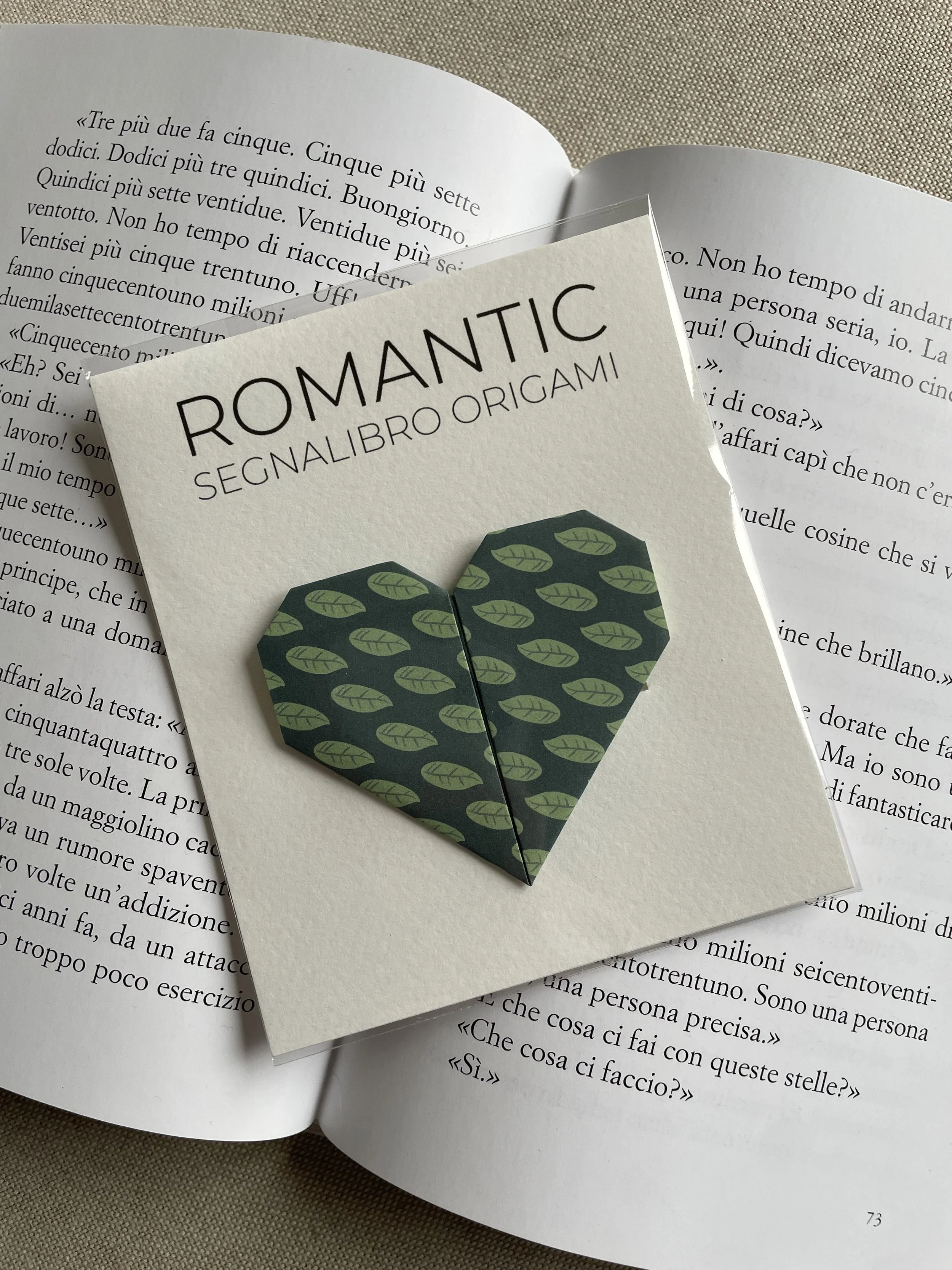 ORIGAMI CUORE foglioline verdi 2