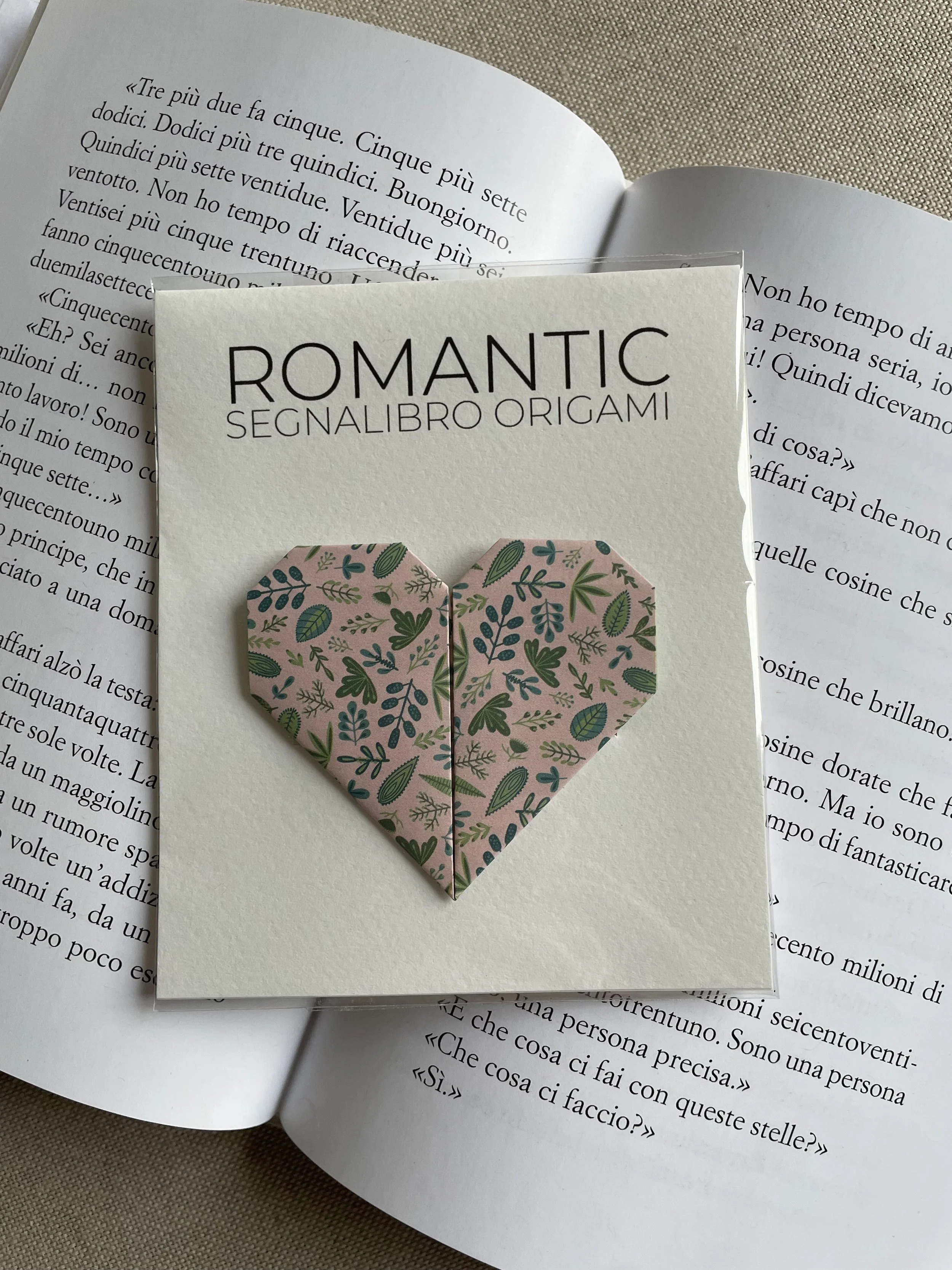 ORIGAMI CUORE rosa chiaro 2