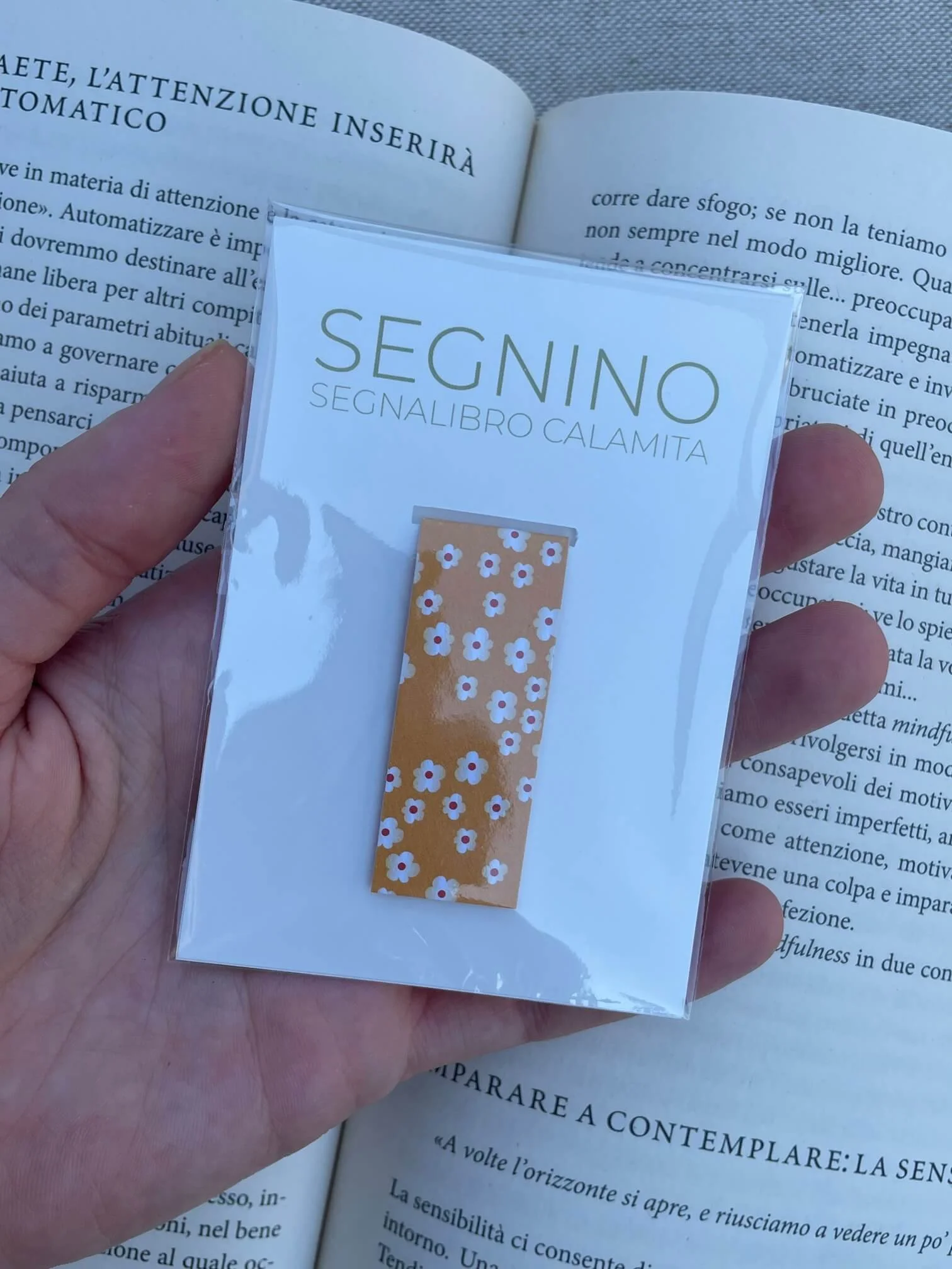 SEGNINO PICCOLO fiorellini arancio