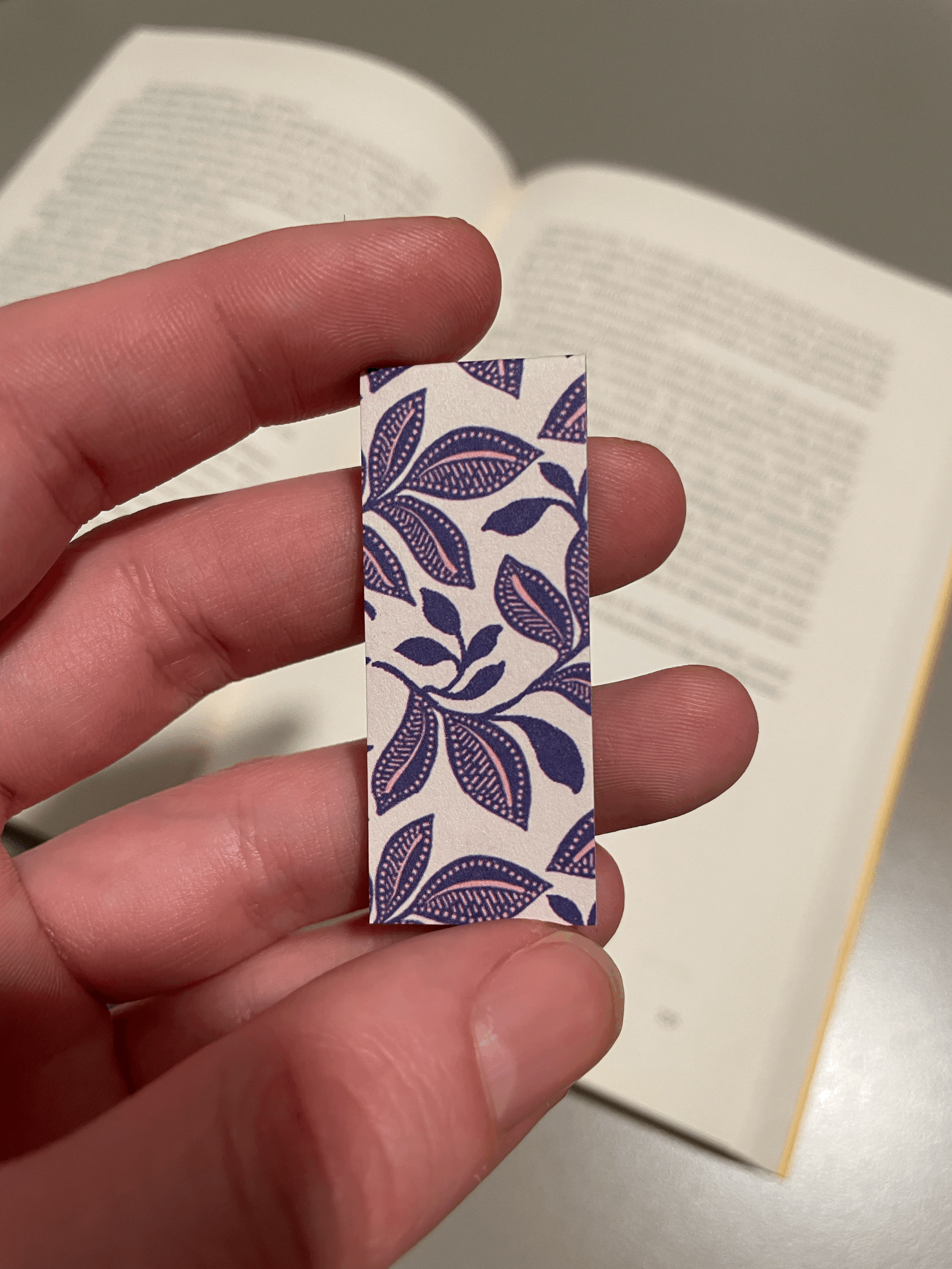 SEGNINO PICCOLO fiori blu 6