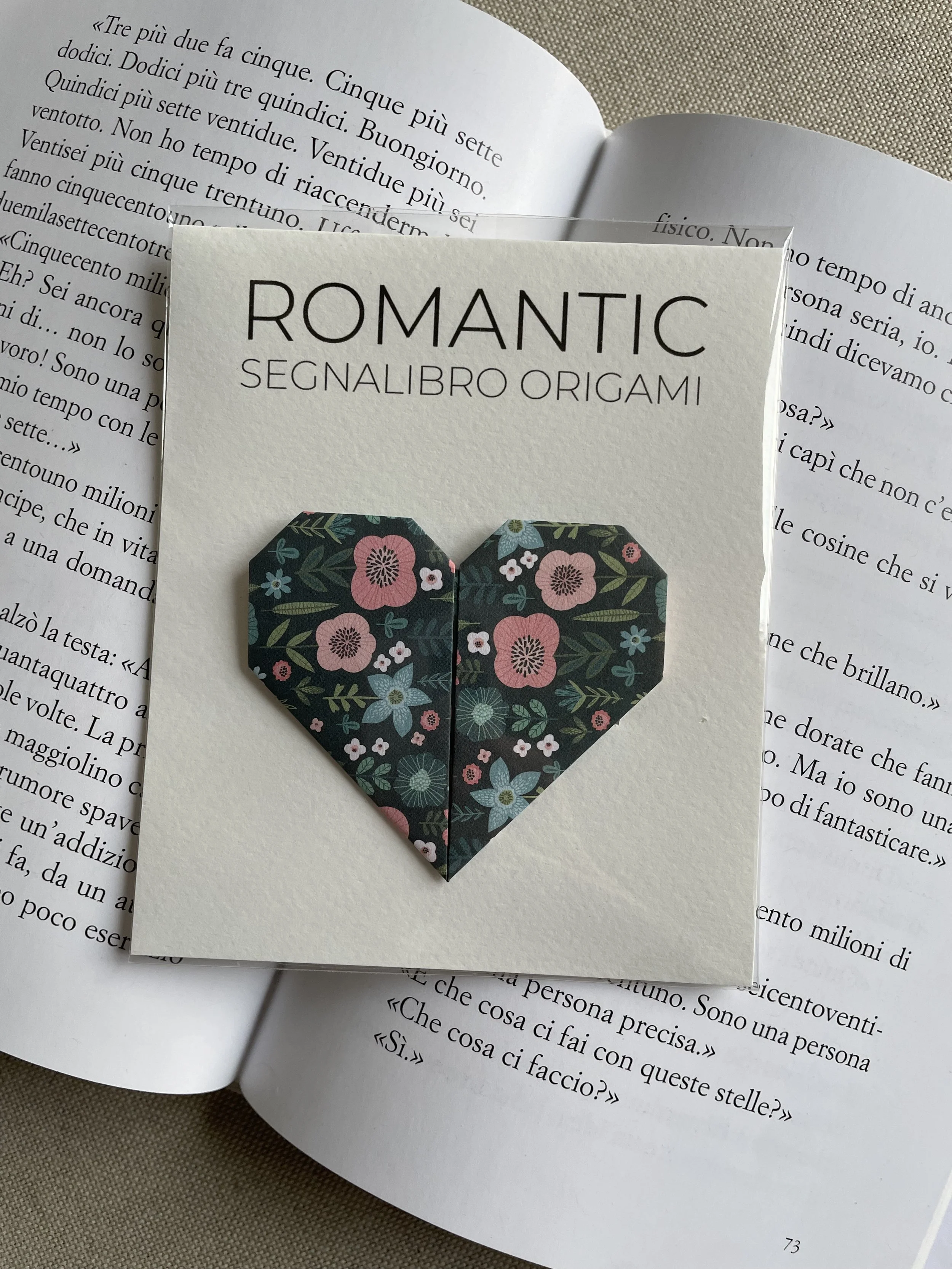 ORIGAMI CUORE fiori scuri 2