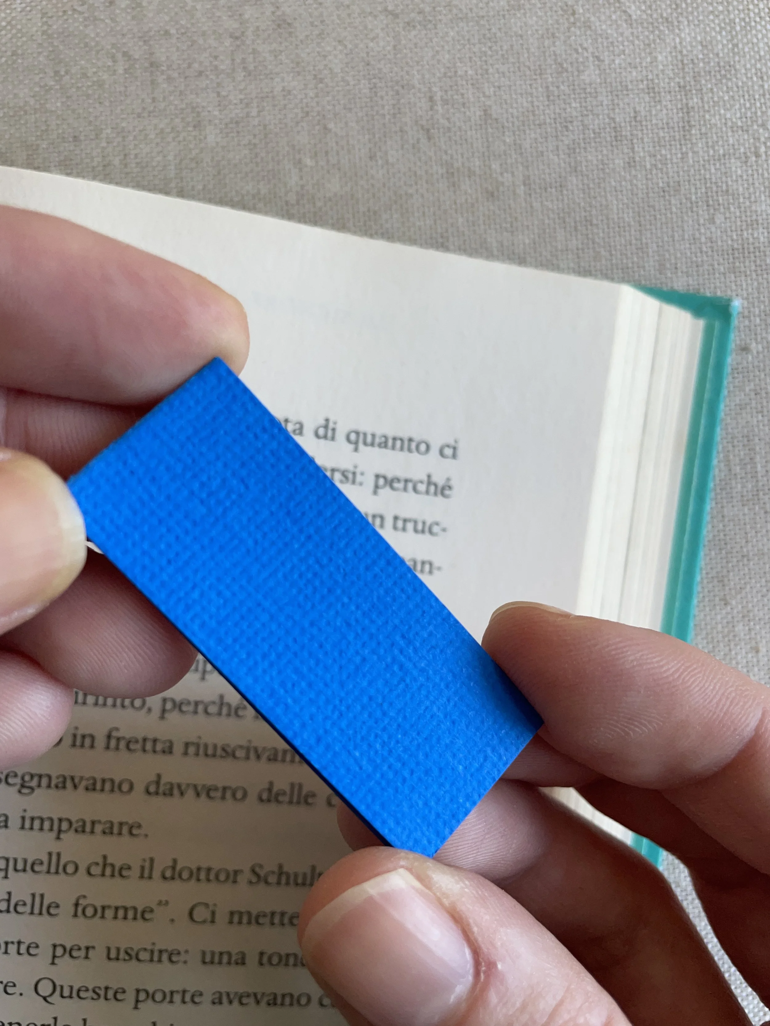 SEGNINO PICCOLO blu elettrico