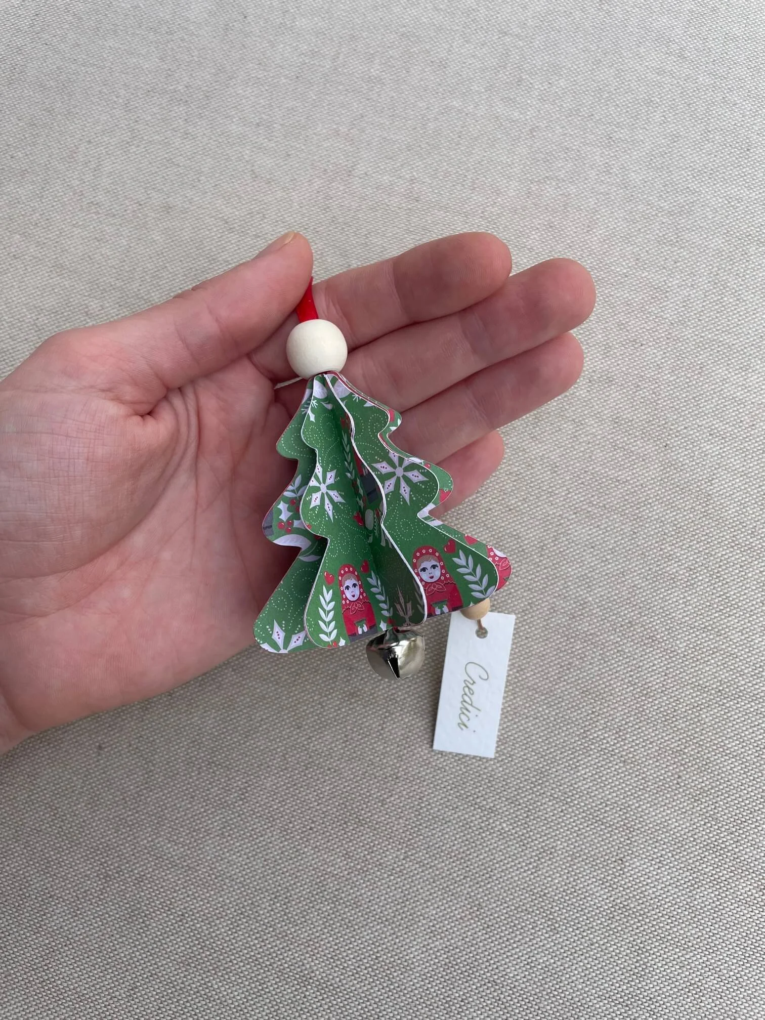 campanella alberello "CREDICI" matrioske
