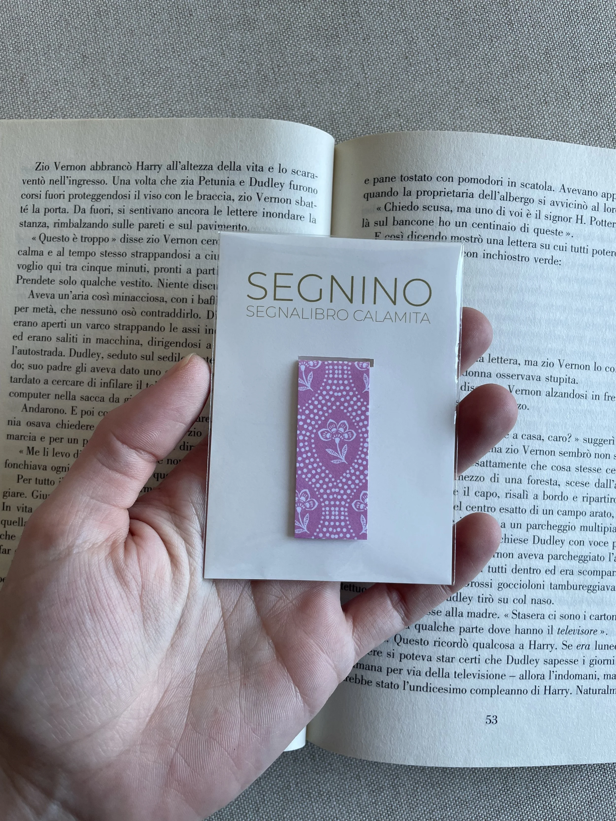 SEGNINO PICCOLO rosa