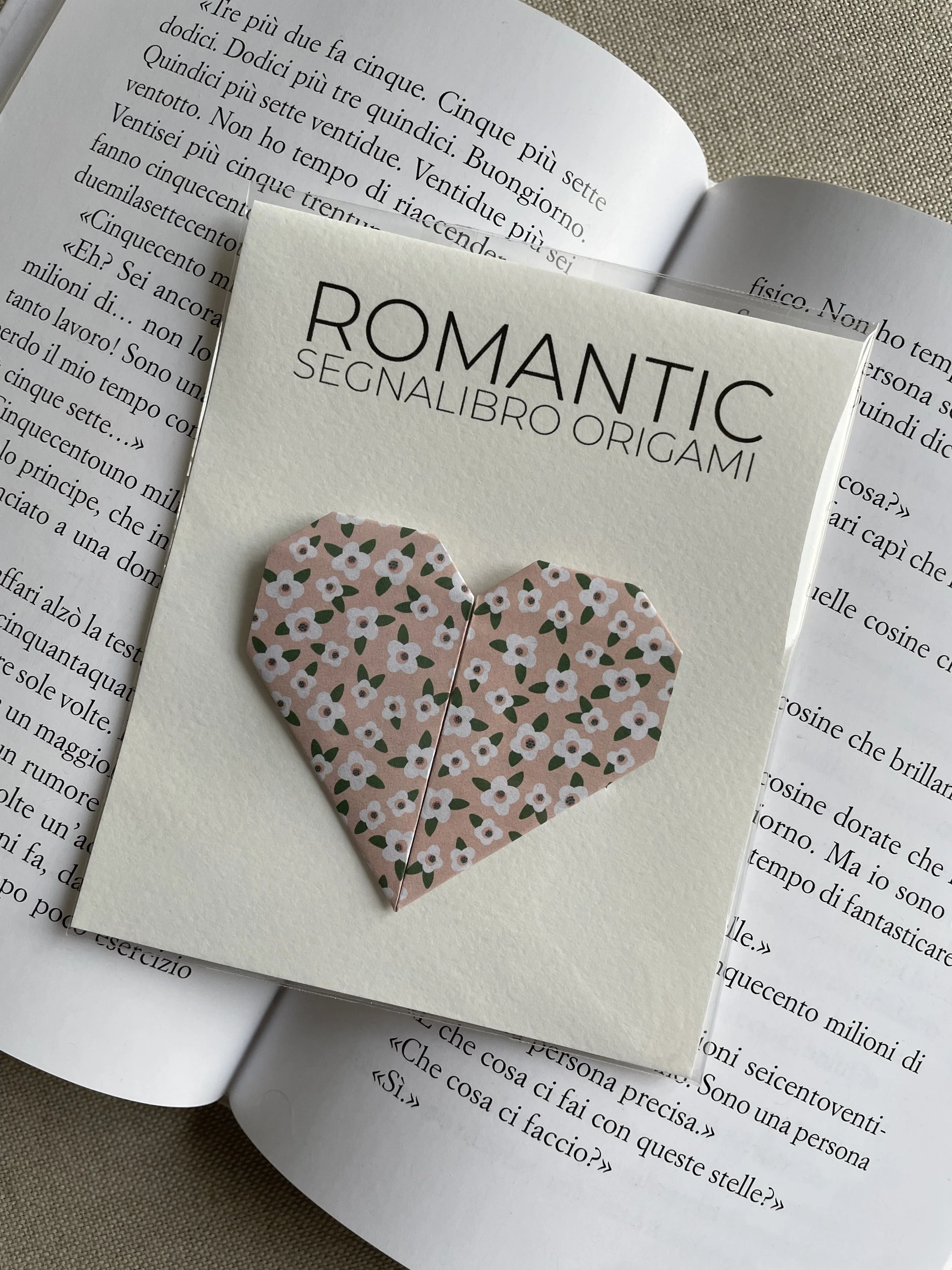 ORIGAMI CUORE rosa chiaro