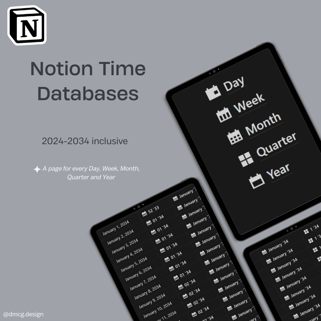 Notion Time Databases
