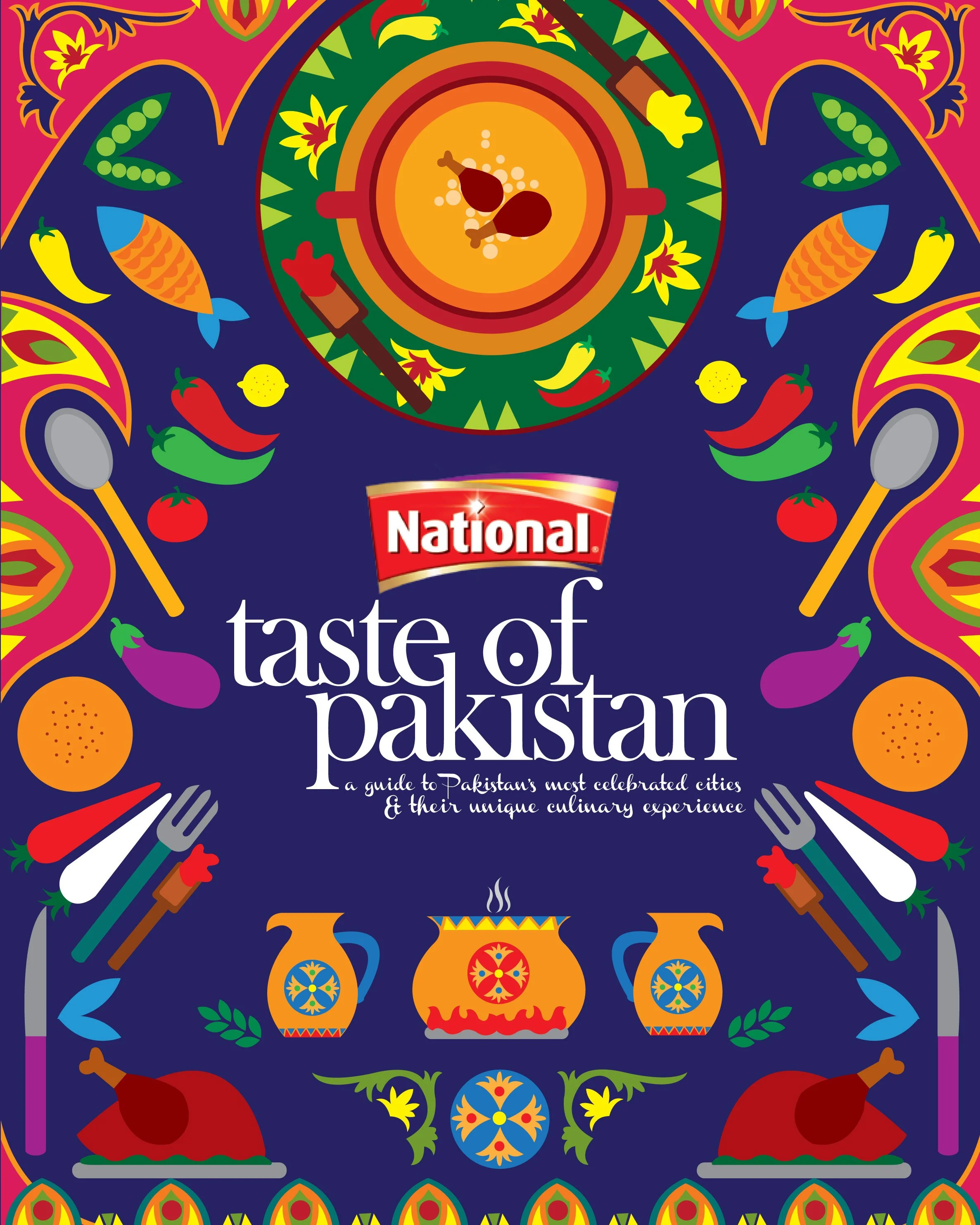 Taste of Pakistan Book Cover - 2014