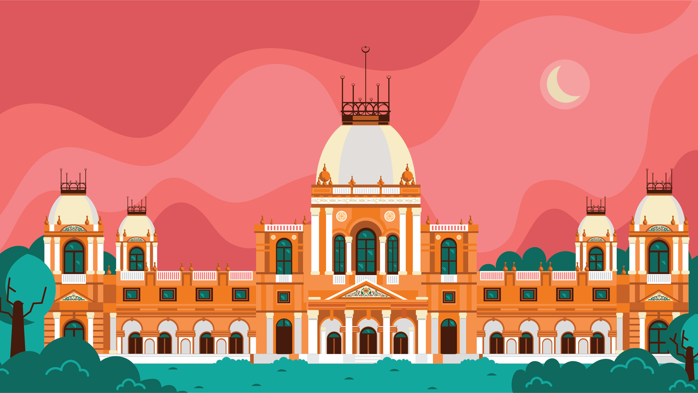 Noor Palace, Bahawalpur - Monuments of Pakistan Book Design - 2021