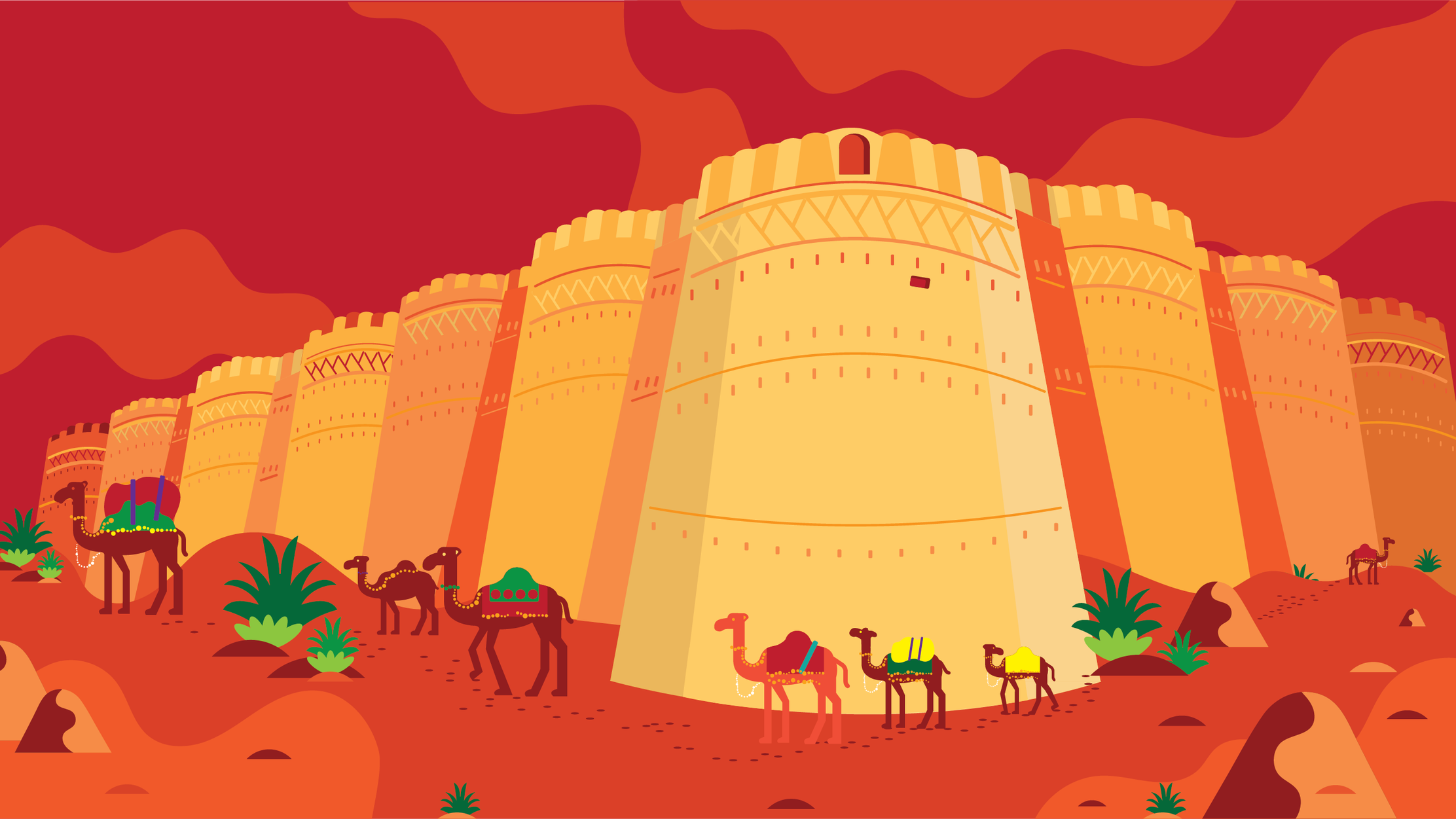 Darawar Fort, Punjab - Monuments of Pakistan Book Design - 2021