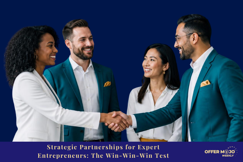 Strategic Partnerships for Expert Entrepreneurs: The Win-Win-Win Test