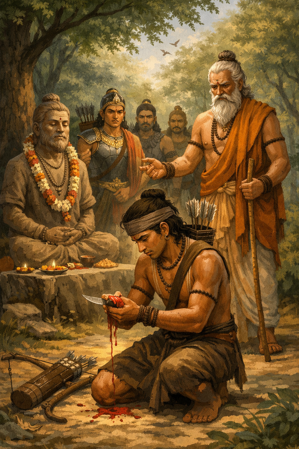 Ekalavya: Eine Geschichte über Hingabe, Disziplin und innere Klarheit