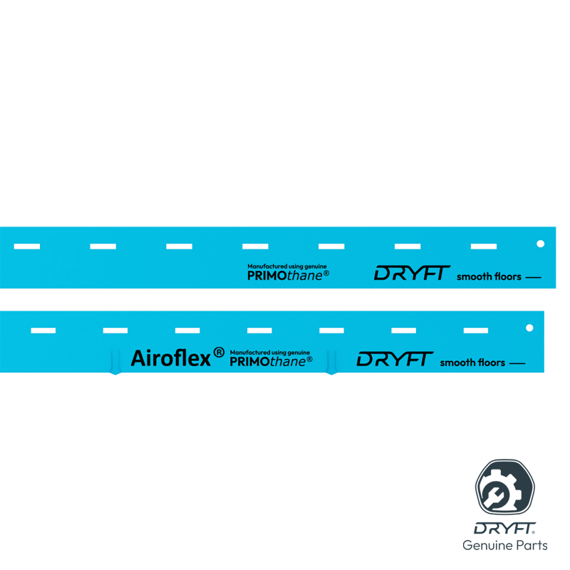Squeegee Kit Primothane Smooth Floors Front & Rear