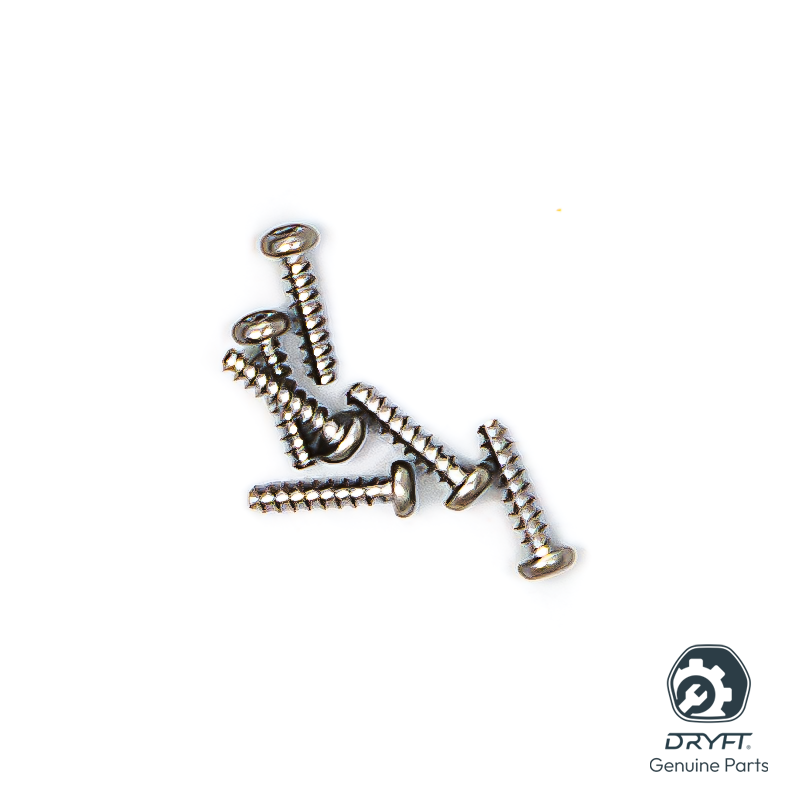 4mm x 18mm Plastic Screw Pan T x 20