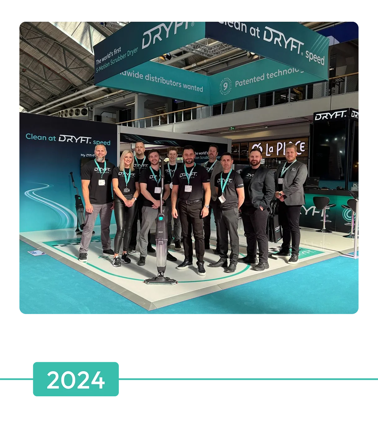 DRYFT Team at Interclean 2024
