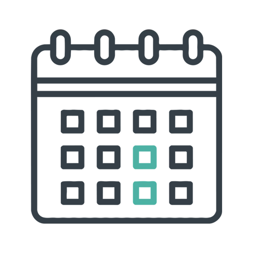 Daily and weekly utilisation totals.