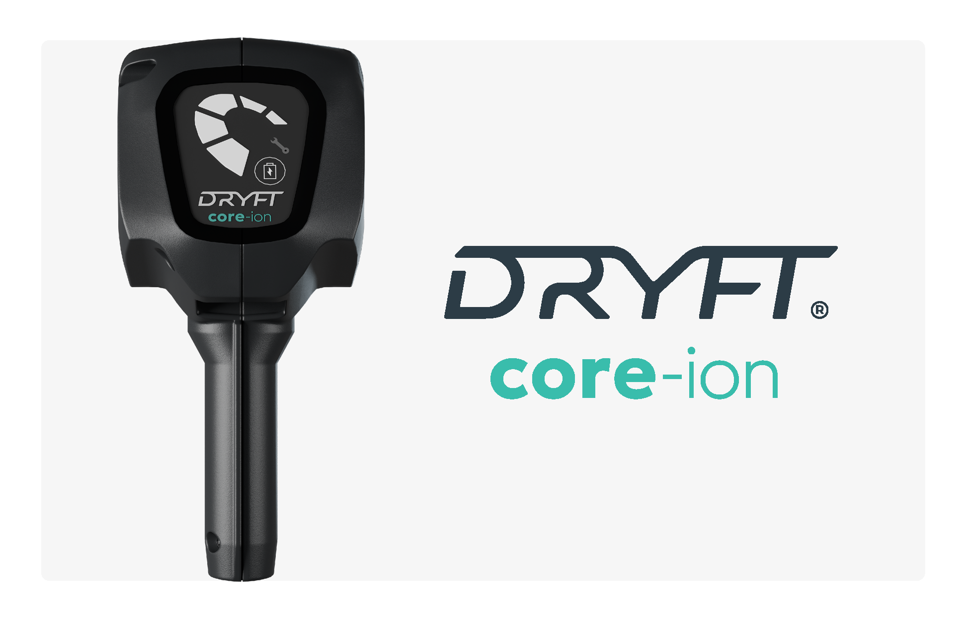 Core-ion accessory for DRYFT—compact add-on for faster, more efficient cleaning