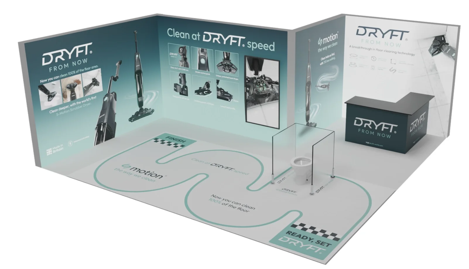 DRYFT Stand at CMS Berlin 2025