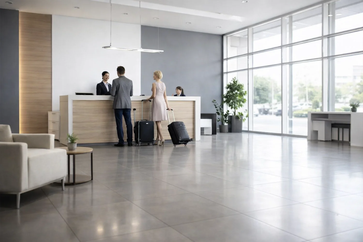 Hotel reception