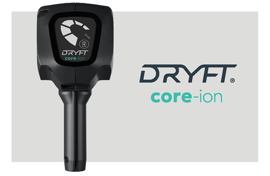 Core-ion accessory for DRYFT—compact add-on for faster, more efficient cleaning