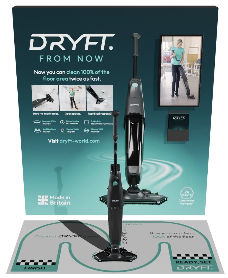 DRYFT Distributor Display Stand