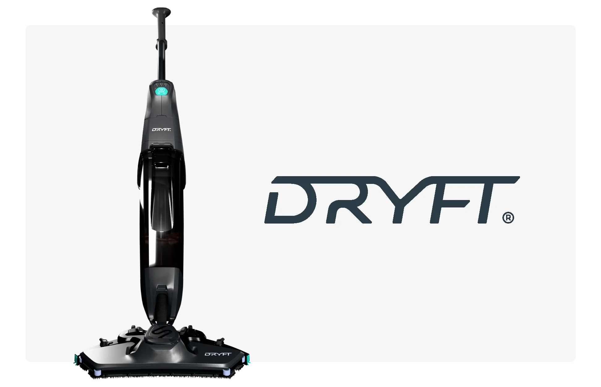 DRYFT wide squeegee accessory for fast surface drying and streak-free finishes
