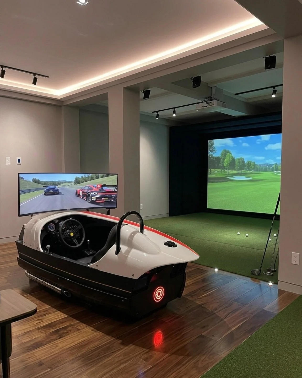 Both need a driver. Which one are you grabbing first? #simracing #simulator #gameroom