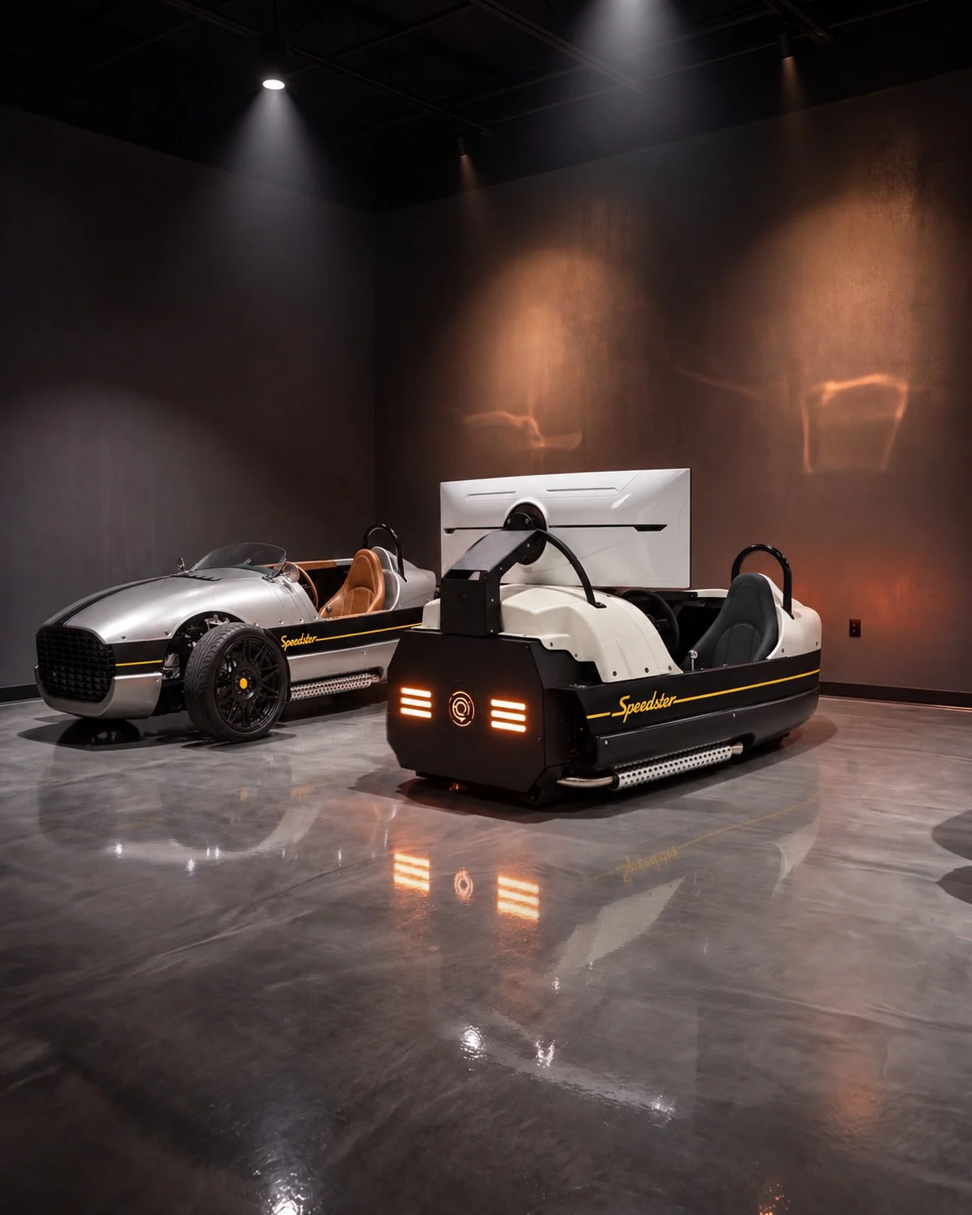 Inspired by excellence, inside and out. #simracing #vanderhall #luxury