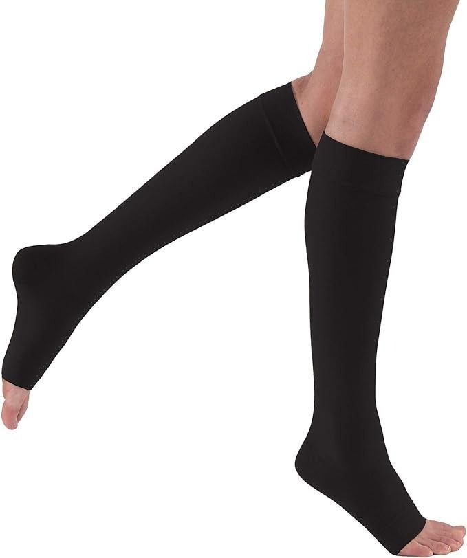 Amazon_com_ JOBST Relief Knee High 20-30 mmHg Compression Stockings, Open Toe, Black, Medium _ Health & Household.jpeg