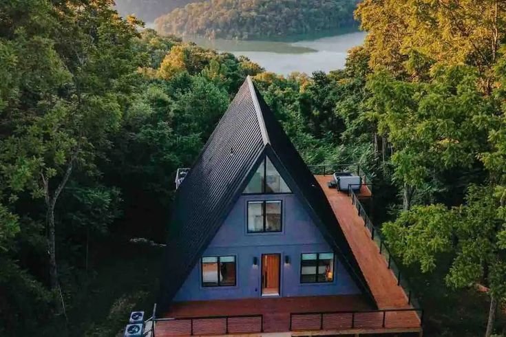 A-Frame of Center Hill Lake - 1 hr from Nashville - Cabins for Rent in Smithville, Tennessee, United States - Airbnb (1).jpeg