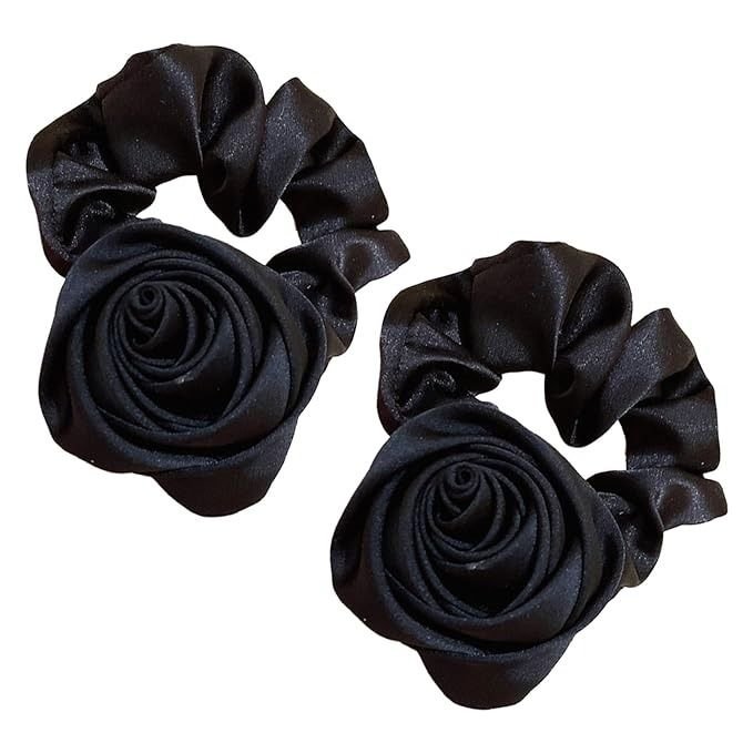 Amazon_com _ 2Pcs Satin Hair Scrunchies,Silk Scrunchies for Thick And Curly Hair Cute Slip Ponytail Holder Hair Accessories for Women Girls (Black+Black) _ Beauty & Personal Care.jpeg