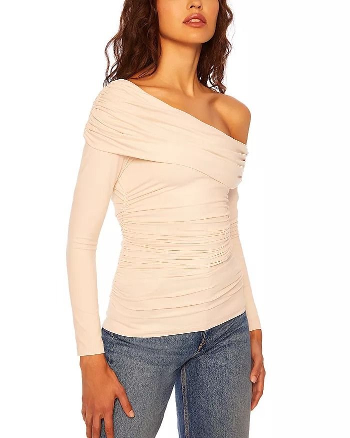 Susana Monaco Gathered Off Shoulder Top Women - Bloomingdale's.jpeg